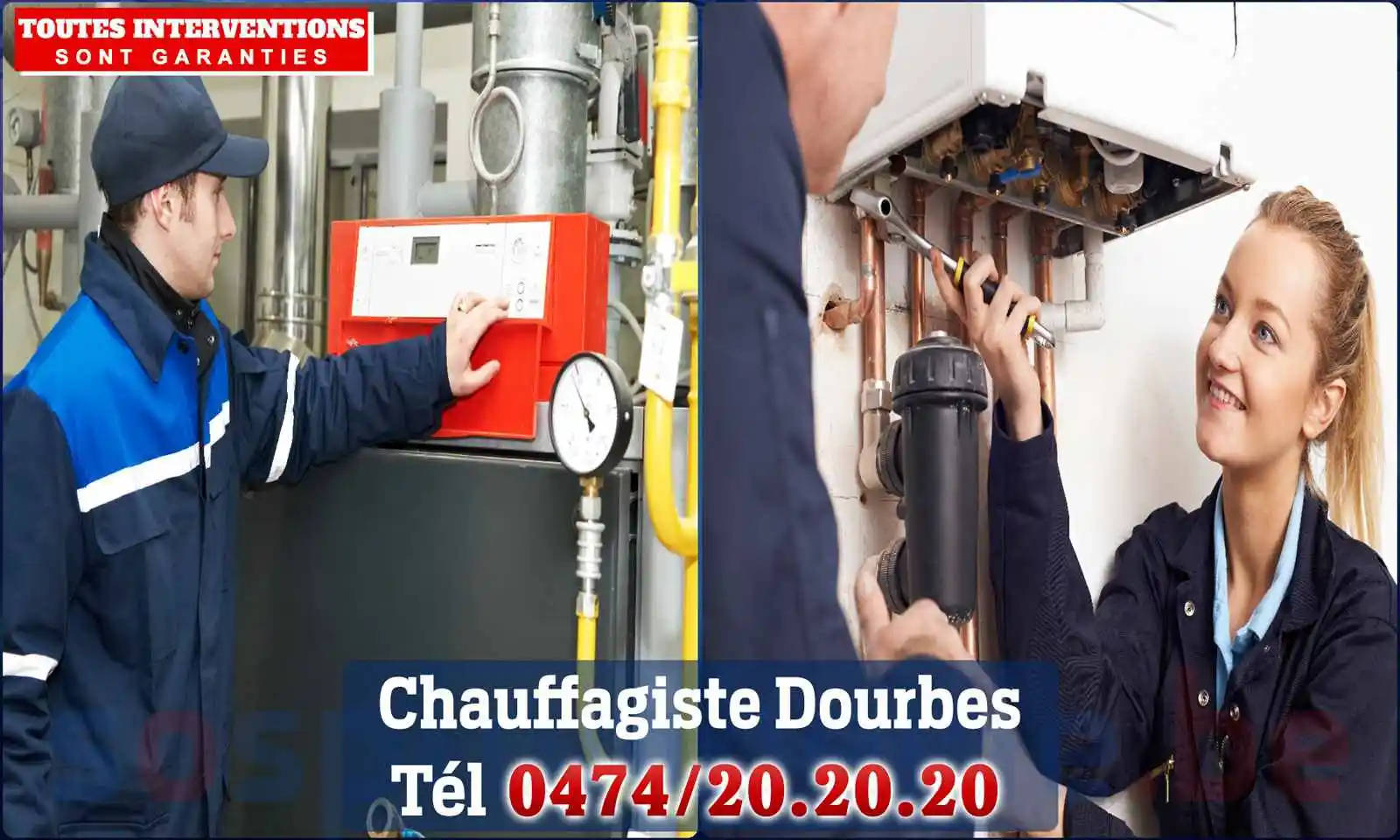 Chauffagiste agréé à Dourbes 5670