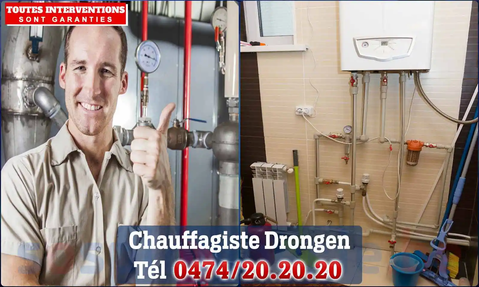 Chauffagiste agréé à Drongen 9031