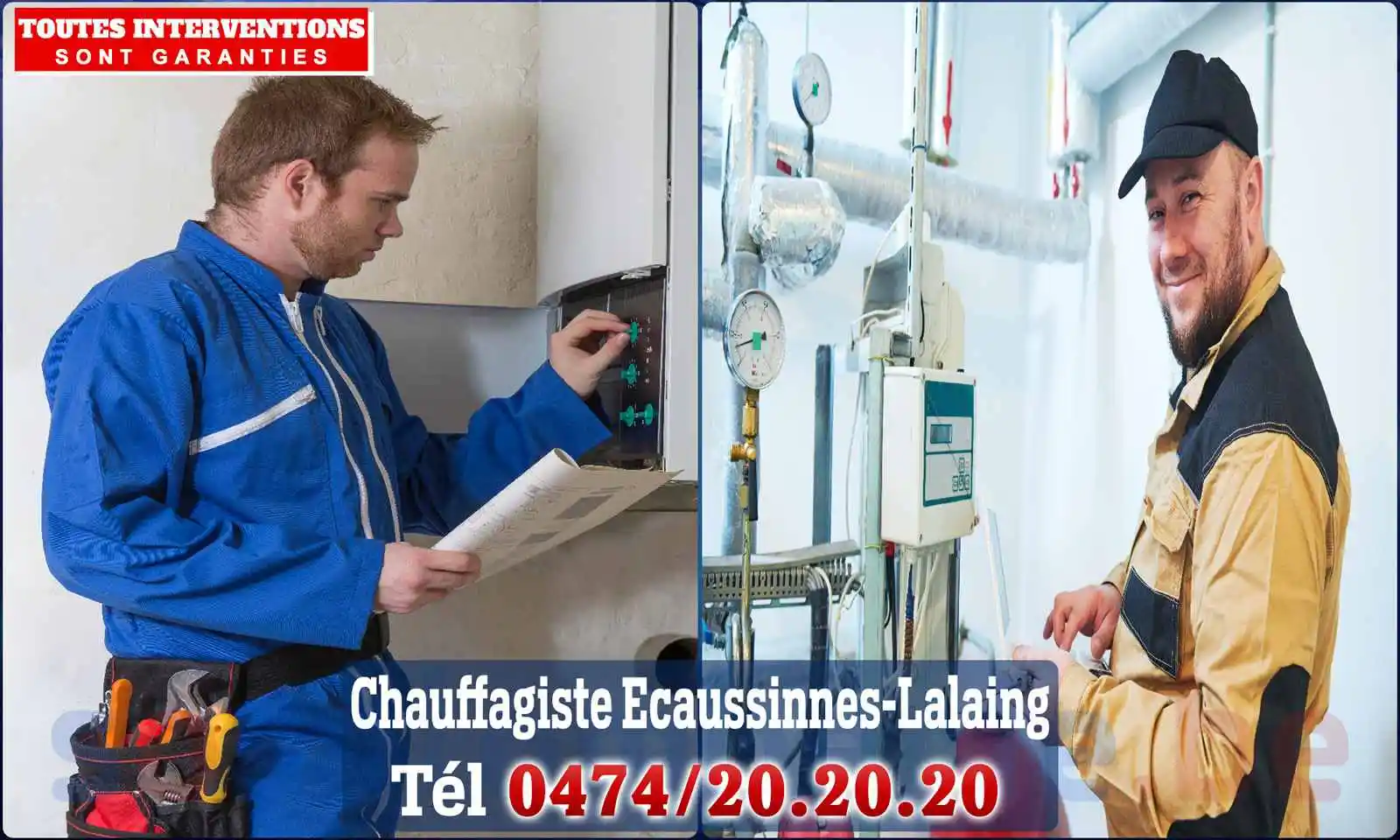 Chauffagiste agréé à Écaussinnes-Lalaing 7190