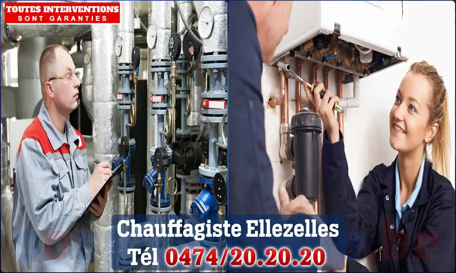 Chauffagiste agréé à Ellezelles 7890