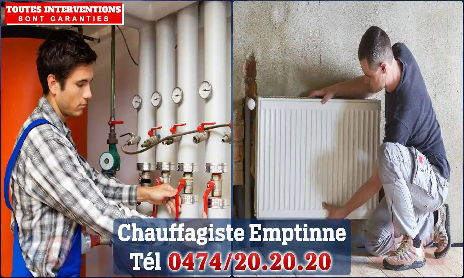 Chauffagiste agréé à Emptinne 5363