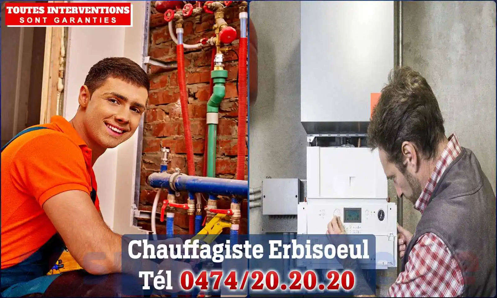 Chauffagiste agréé à Erbisoeul 7050