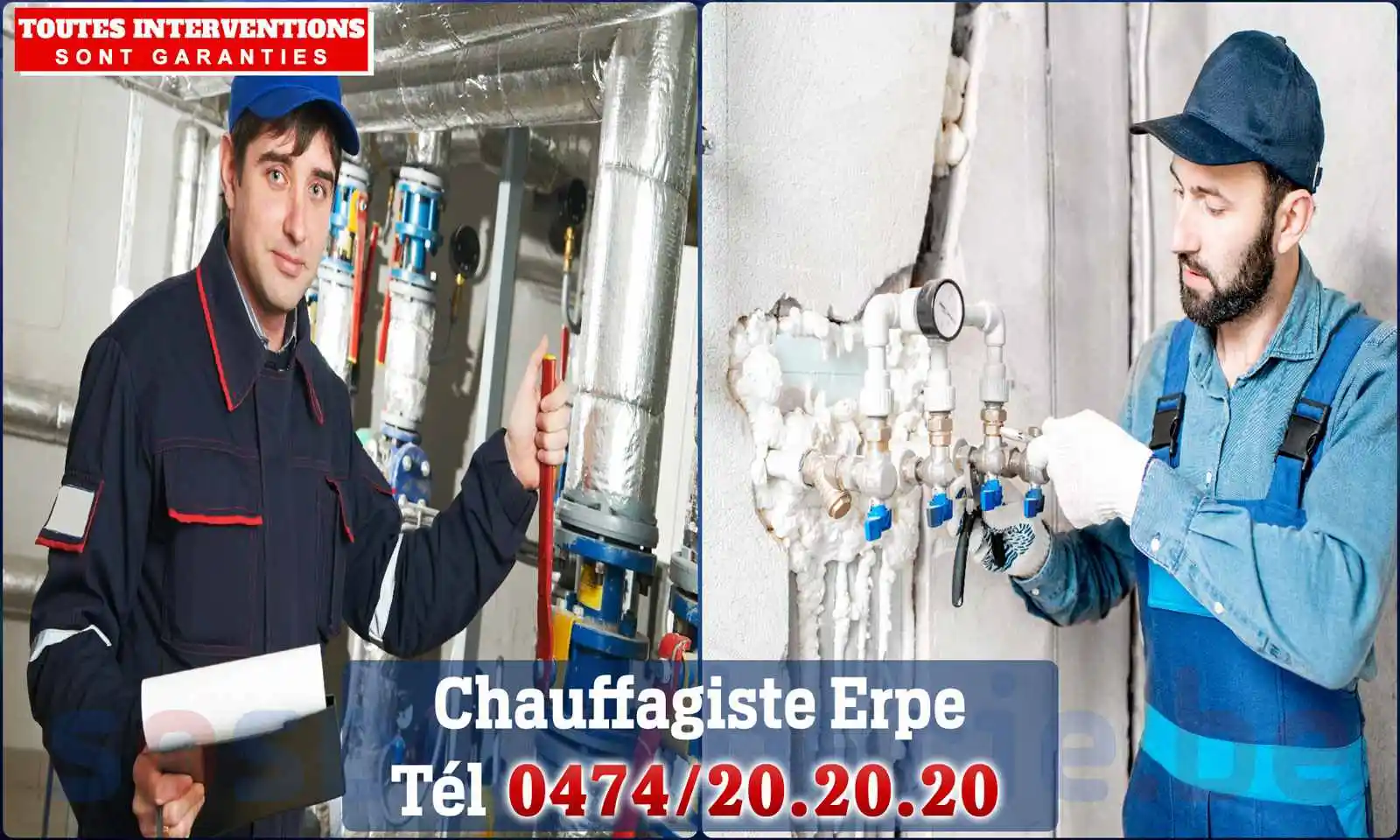 Chauffagiste agréé à Erpe 9420