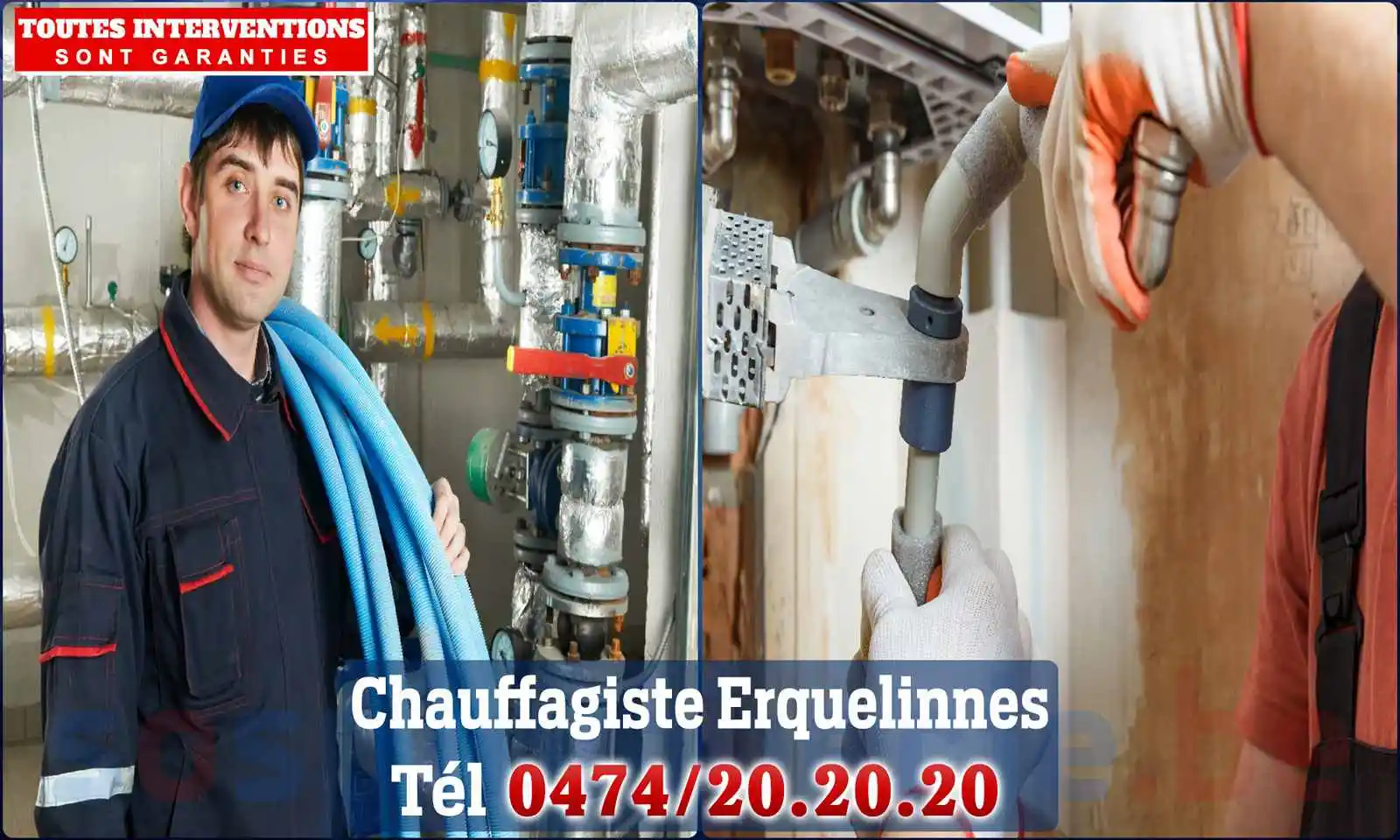 Chauffagiste agréé à Erquelinnes 6560