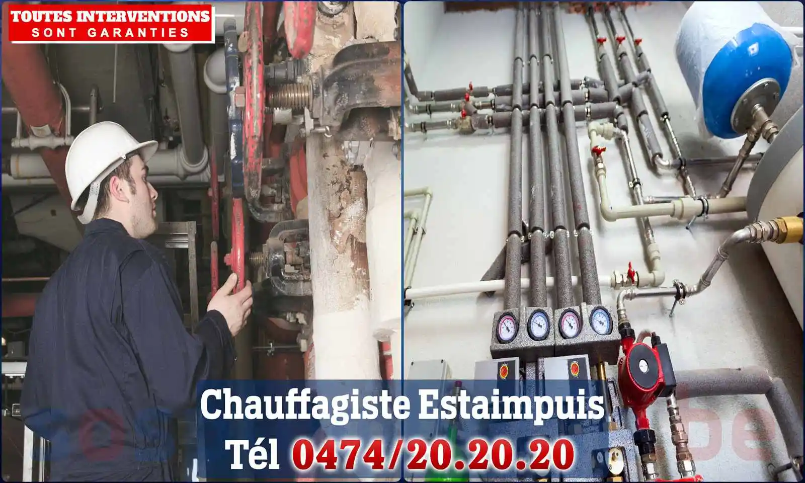 Chauffagiste agréé à Estaimpuis 7730