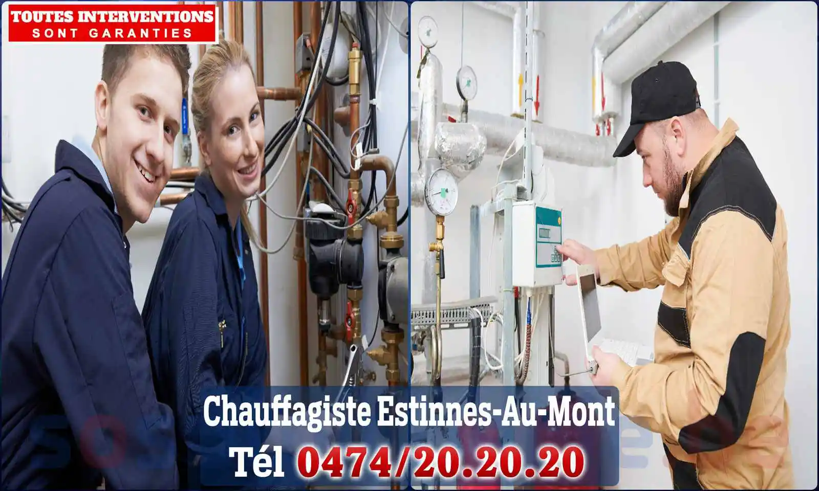 Chauffagiste agréé à Estinnes-au-Mont 7120