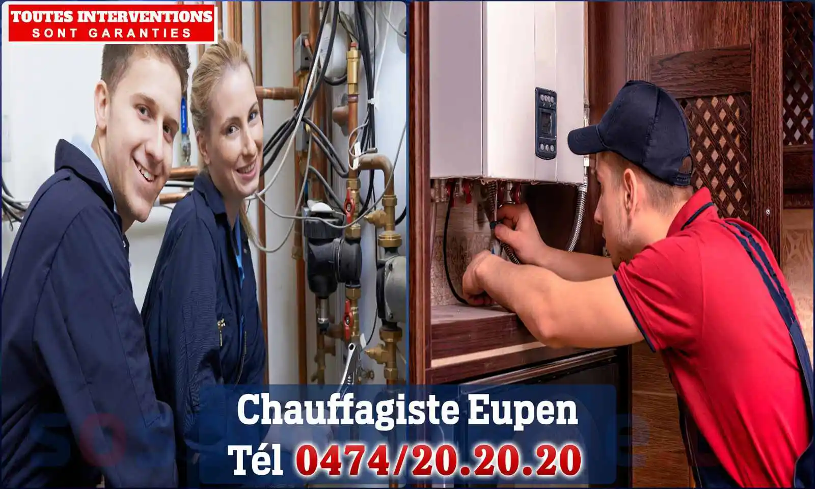 Chauffagiste agréé à Eupen 4700