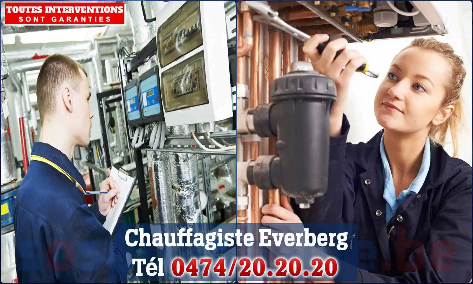Chauffagiste agréé à Everberg 3078