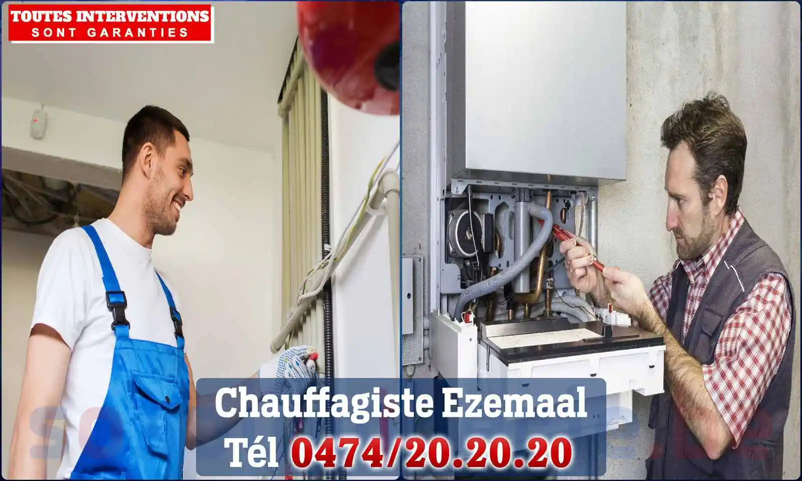 Chauffagiste agréé à Ezemaal 3400