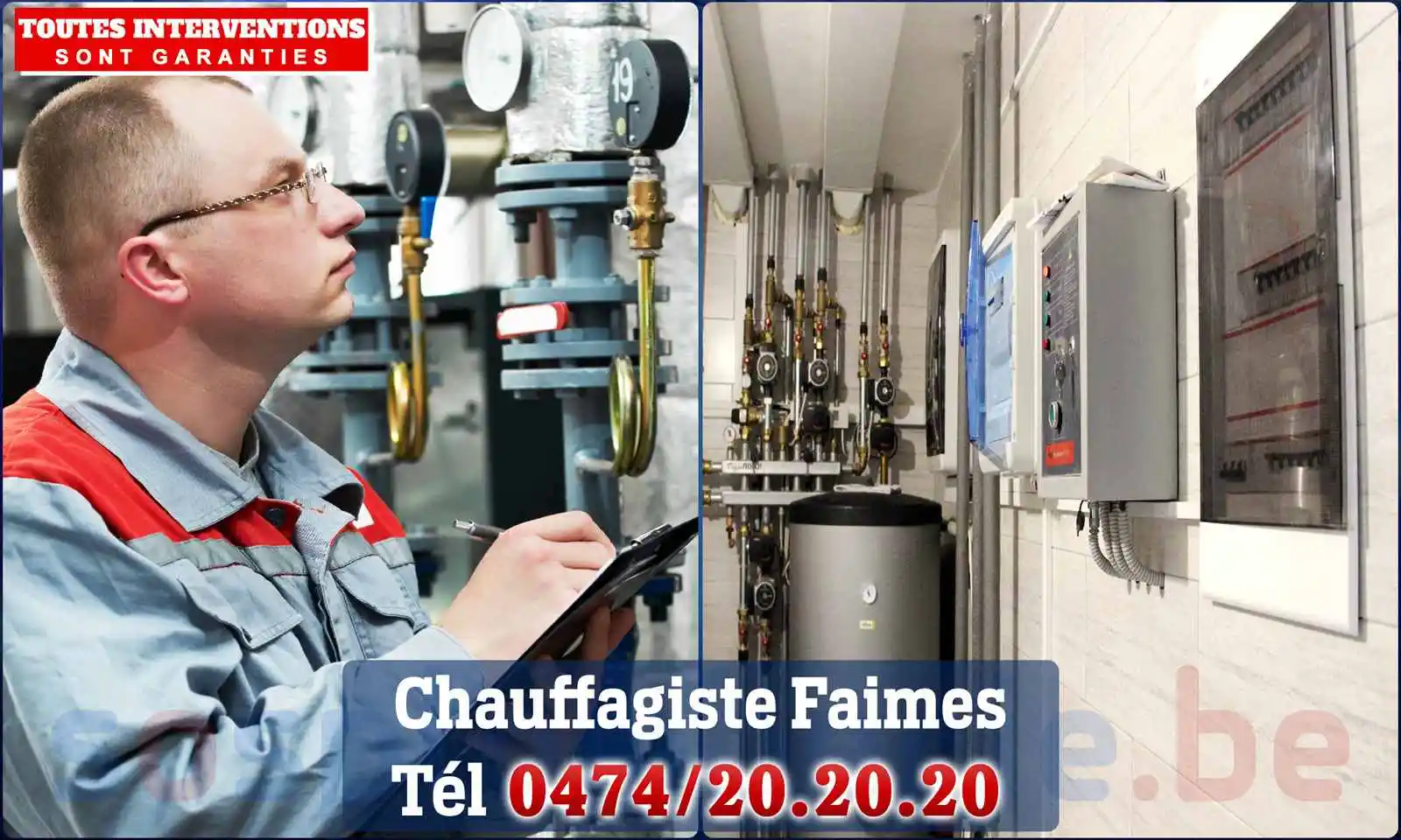 Chauffagiste agréé à Faimes 4317