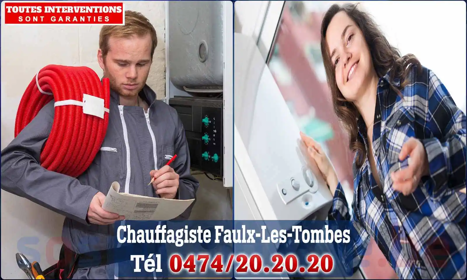 Chauffagiste agréé à Faulx-les-Tombes 5340