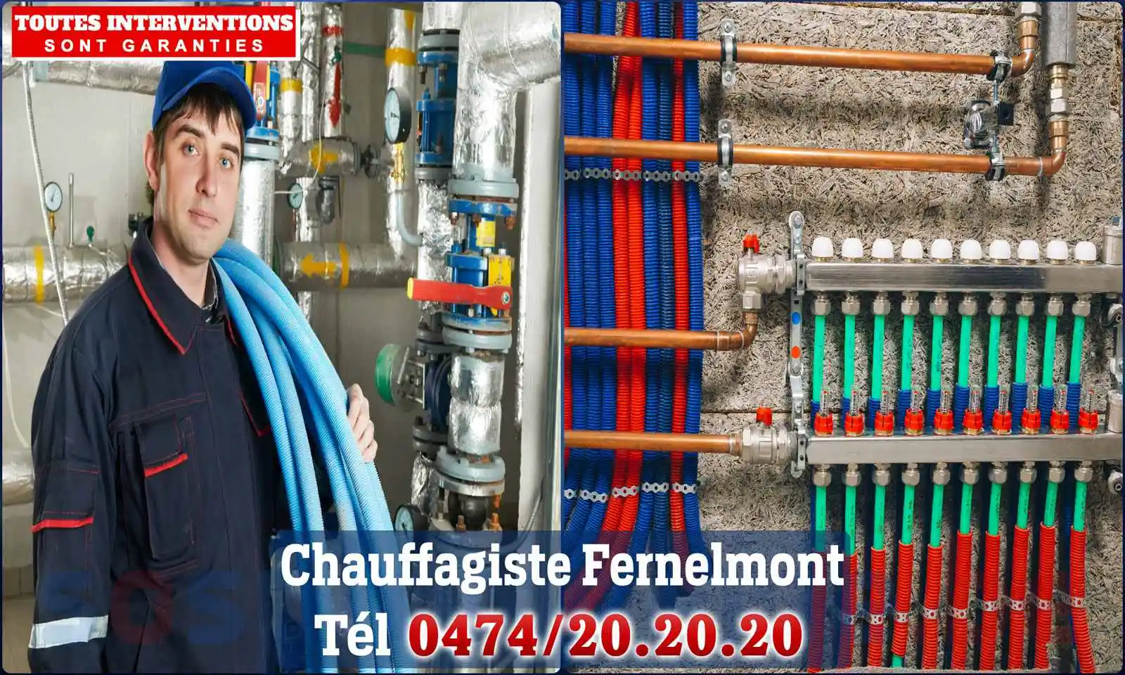 Chauffagiste agréé à Fernelmont 5380