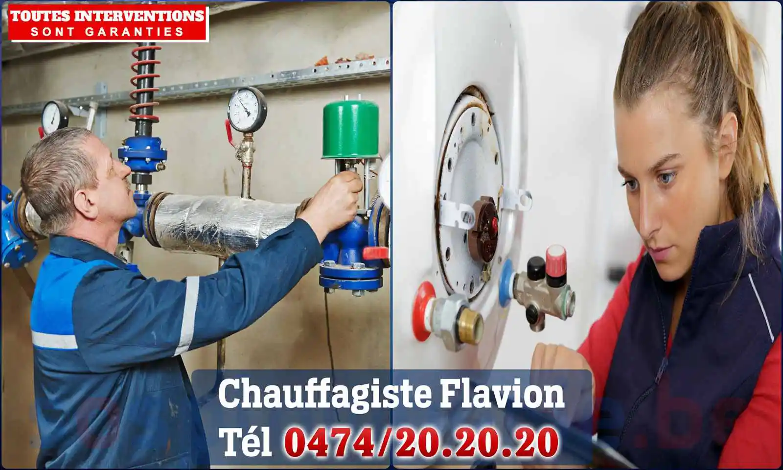 Chauffagiste agréé à Flavion 5620