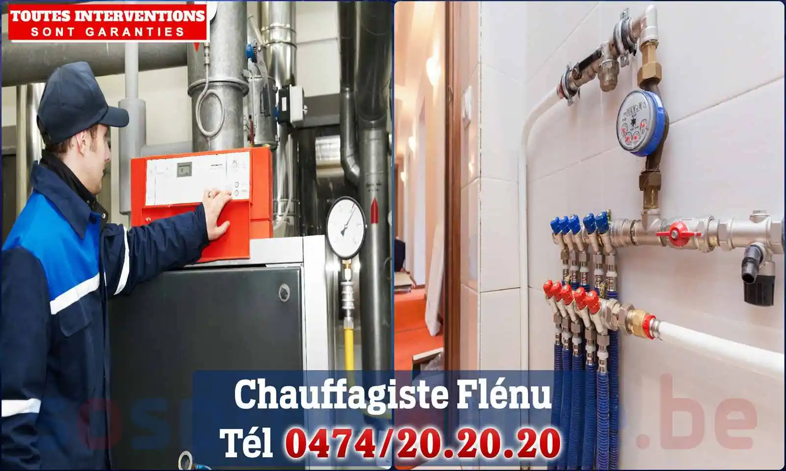 Chauffagiste agréé à Flénu 7012