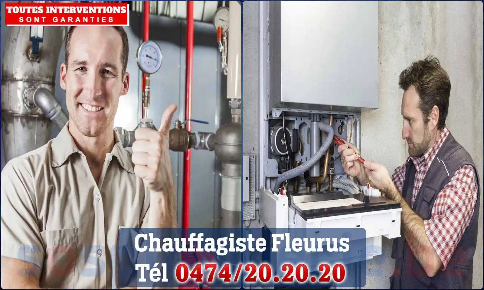 Chauffagiste agréé à Fleurus 6220