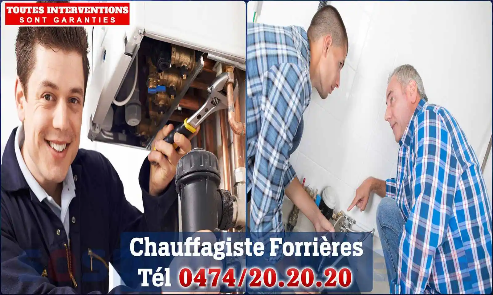 Chauffagiste agréé à Forrières 6953