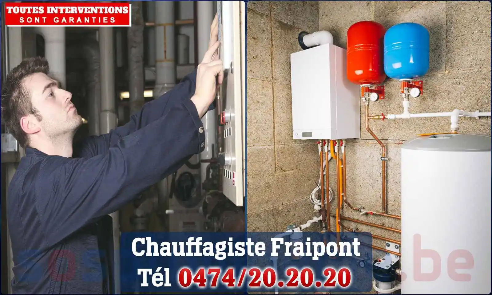 Chauffagiste agréé à Fraipont 4870