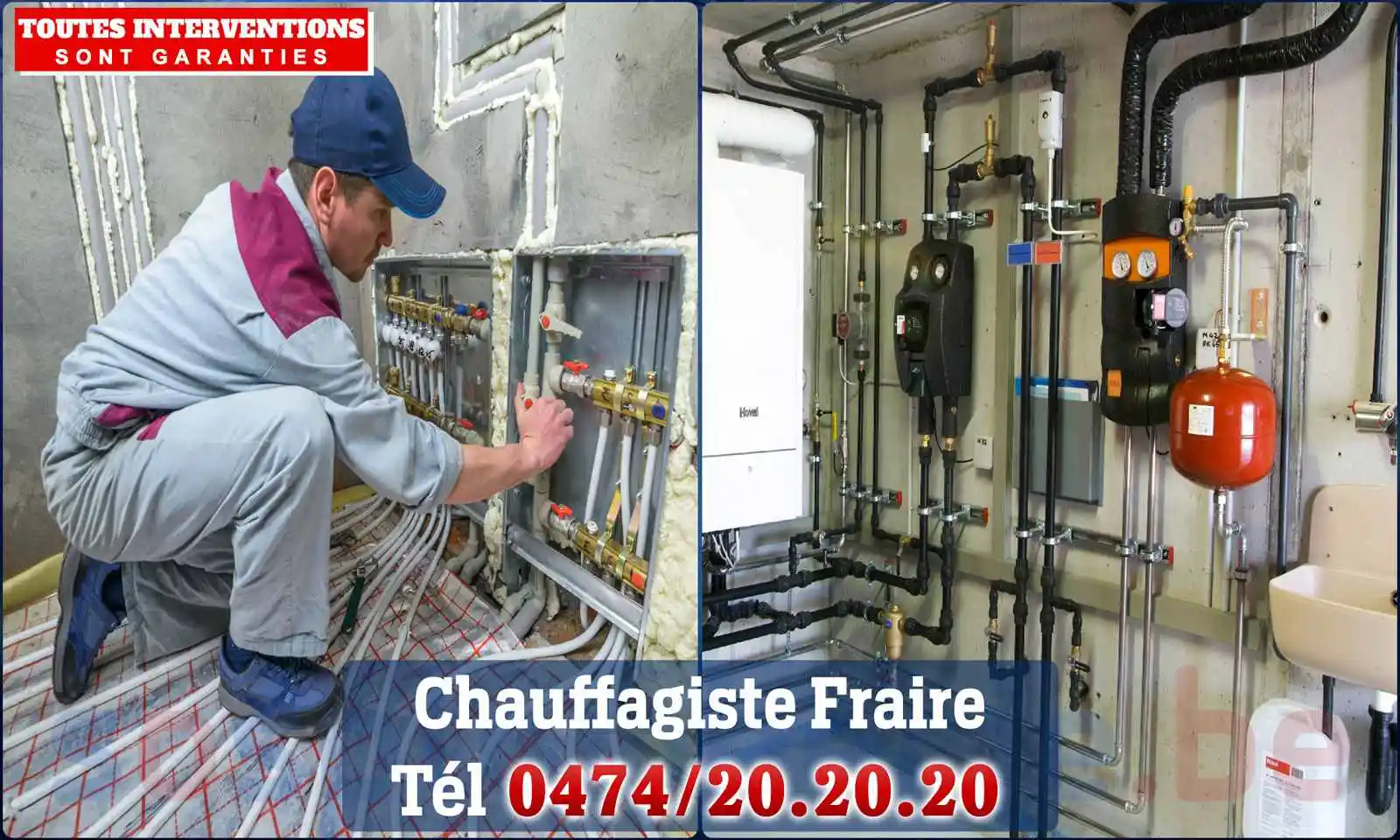 Chauffagiste agréé à Fraire 5650