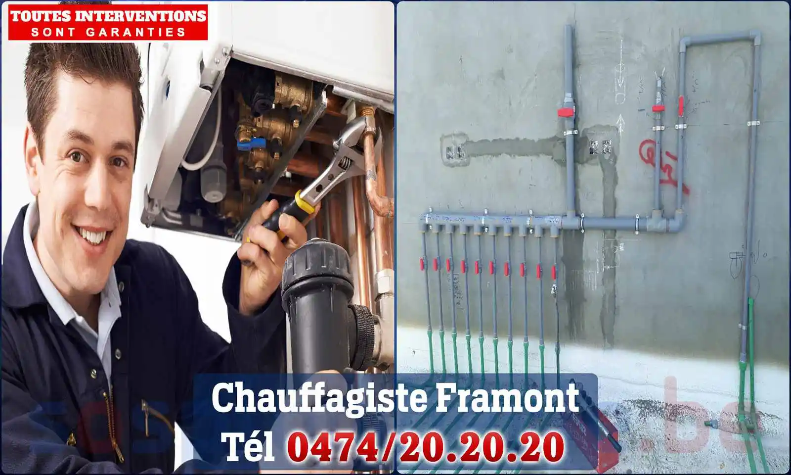 Chauffagiste agréé à Framont 6853