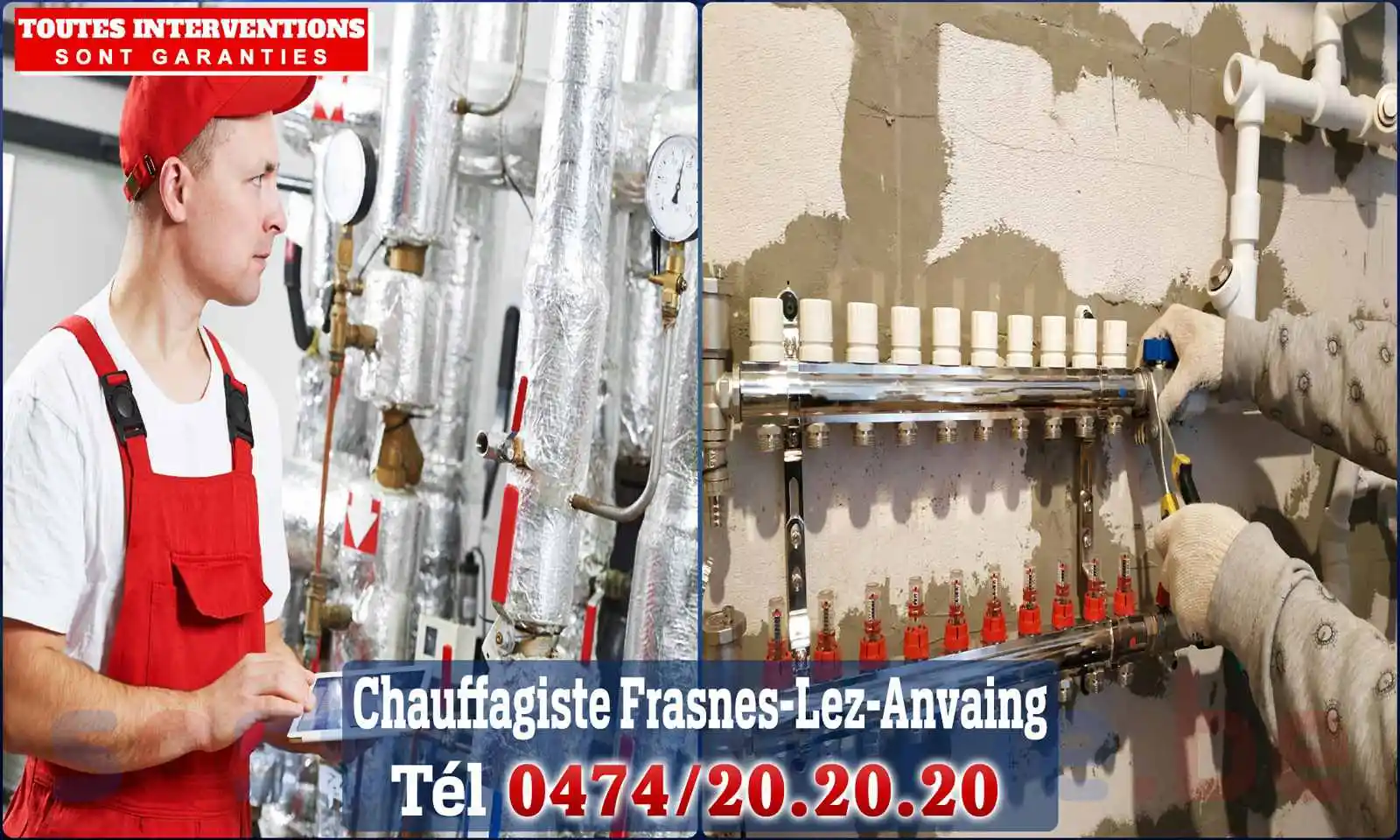 Chauffagiste agréé à Frasnes-lez-Anvaing 7910