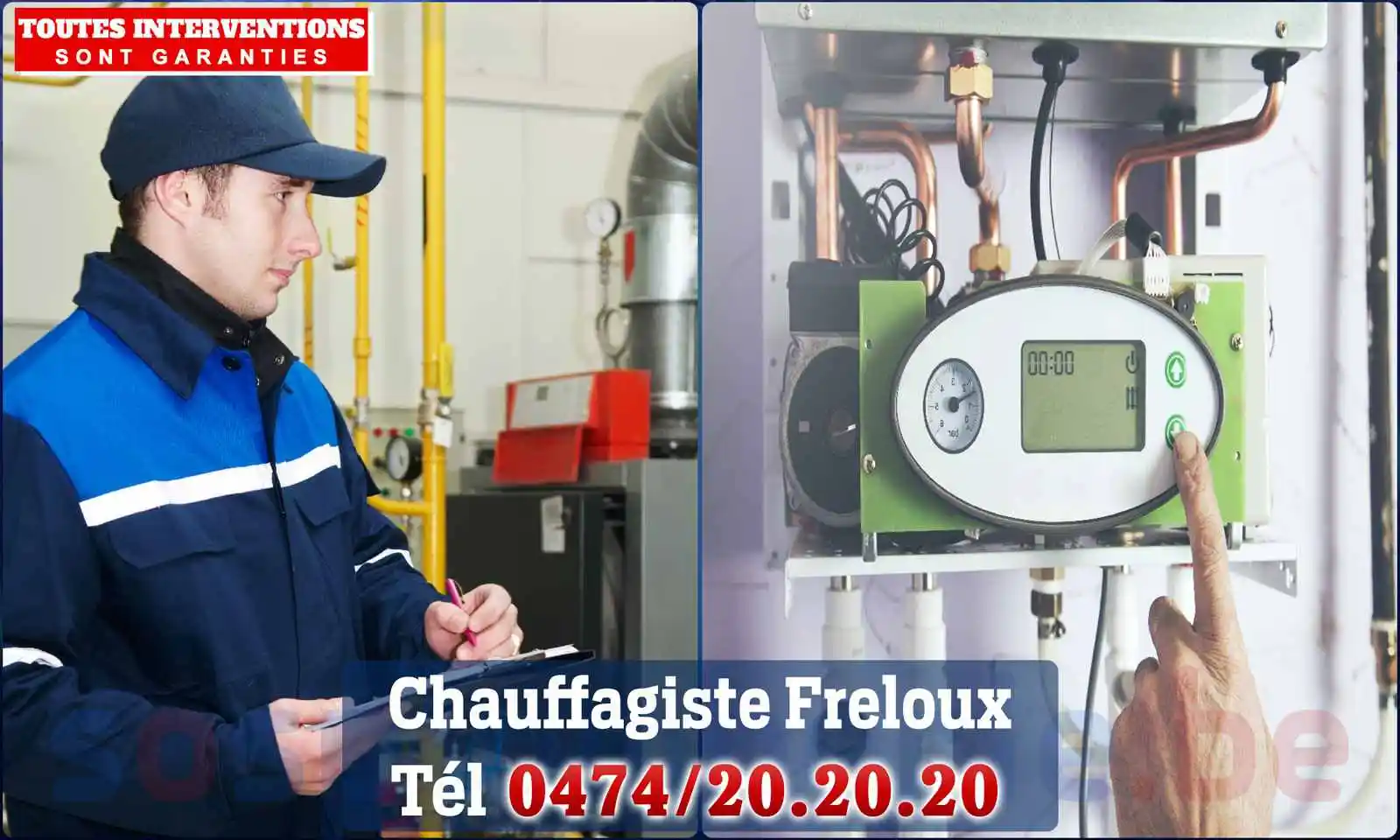Chauffagiste agréé à Freloux 4347