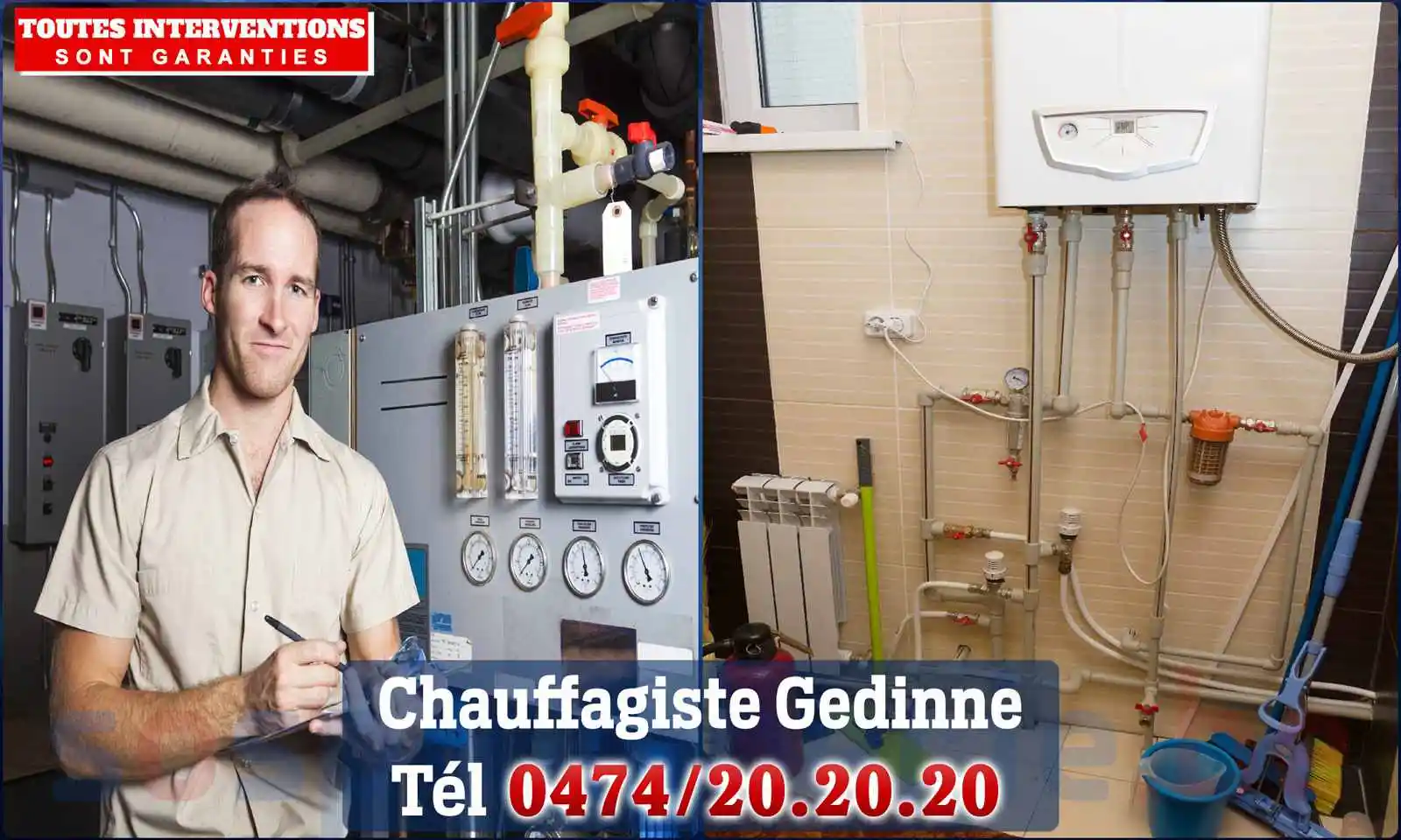 Chauffagiste agréé à Gedinne 5575