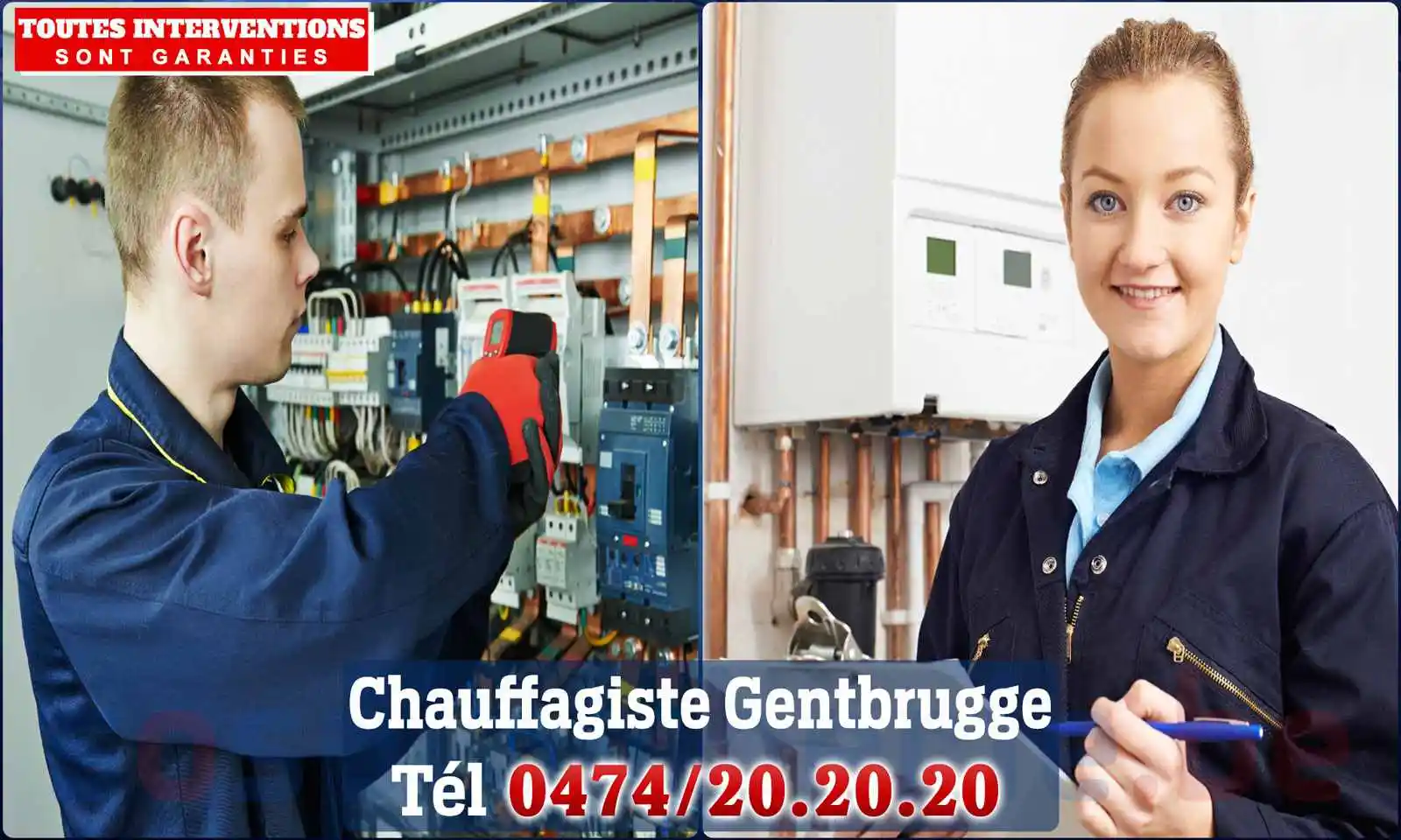 Chauffagiste agréé à Gentbrugge 9050