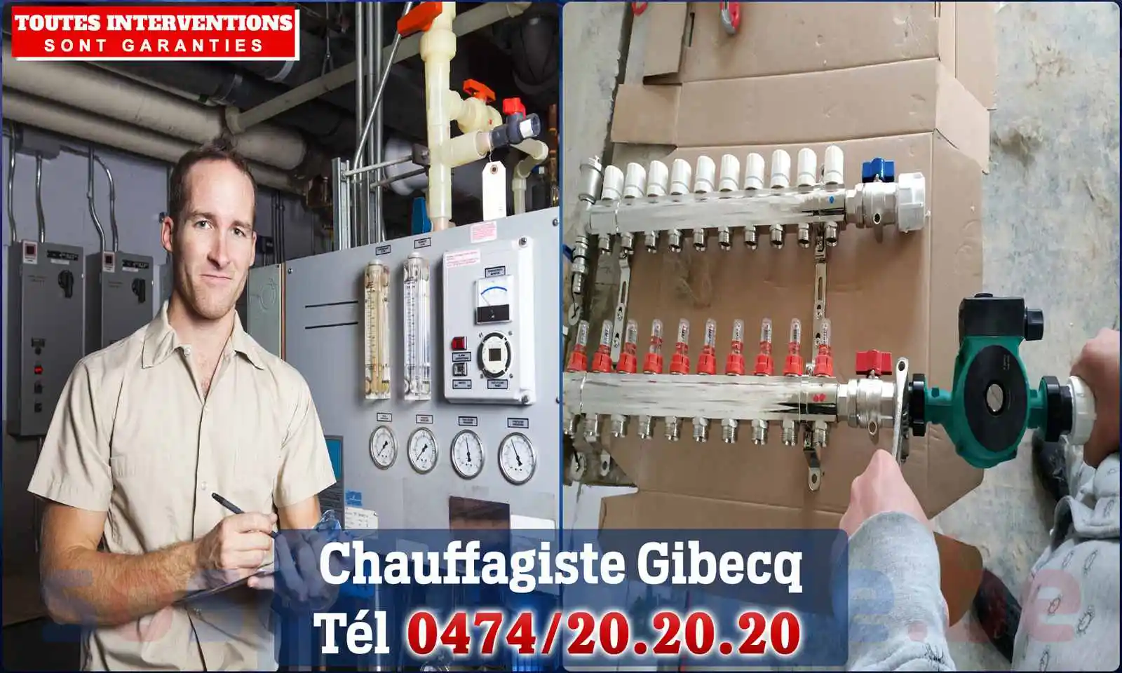 Chauffagiste agréé à Gibecq 7823