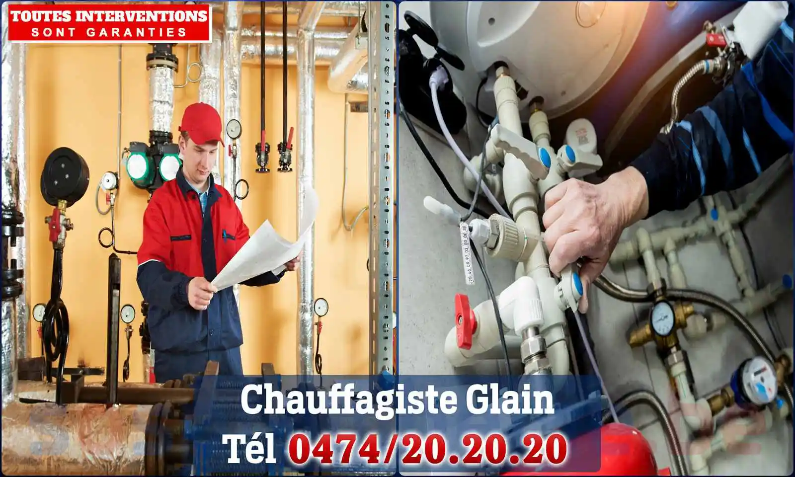 Chauffagiste agréé à Glain 4000