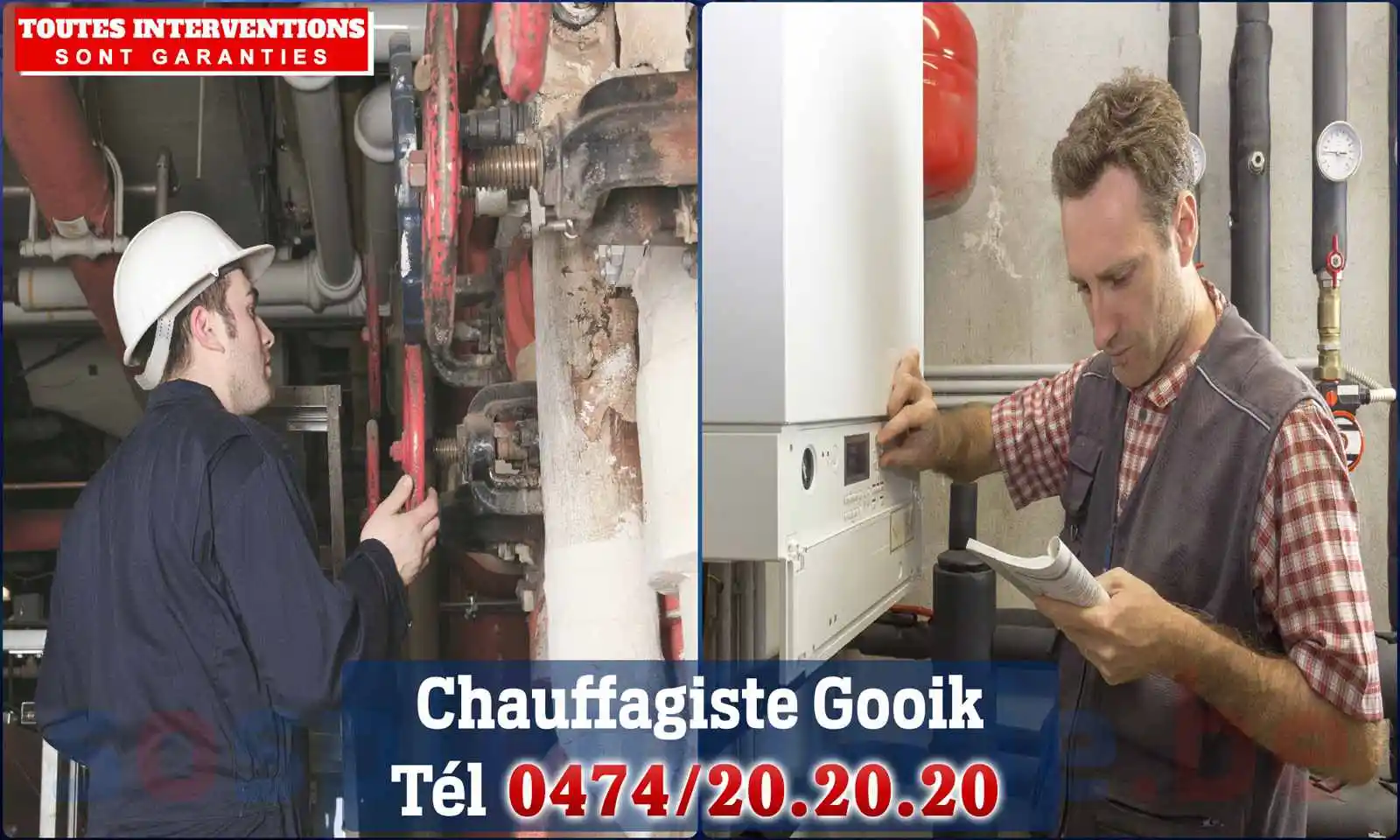 Chauffagiste agréé à Gooik 1755