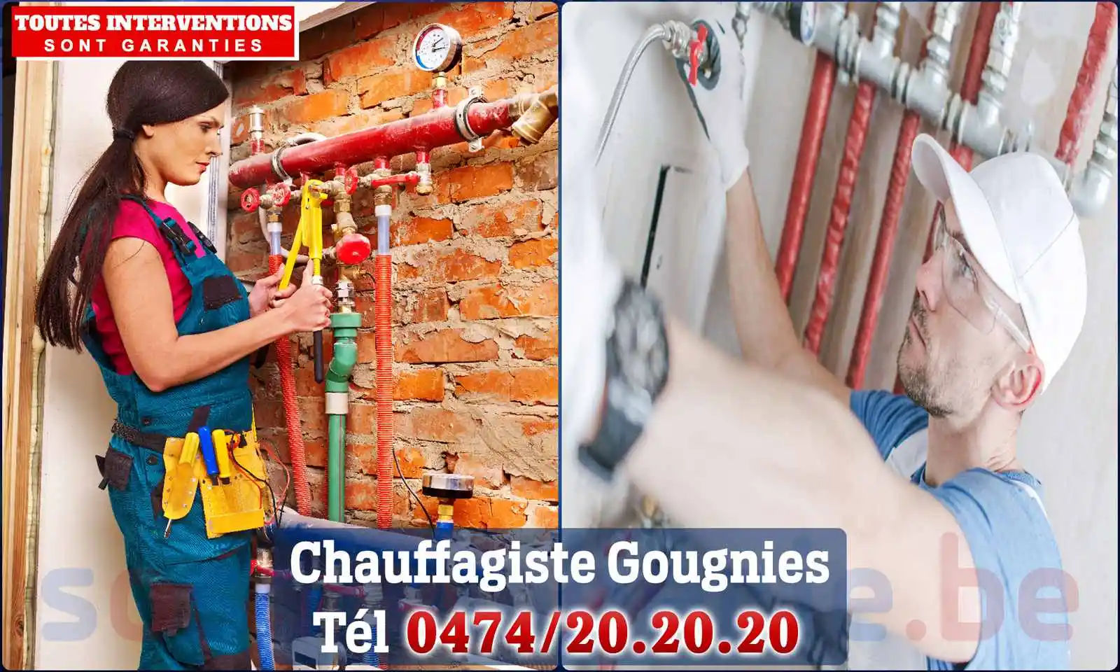 Chauffagiste agréé à Gougnies 6280