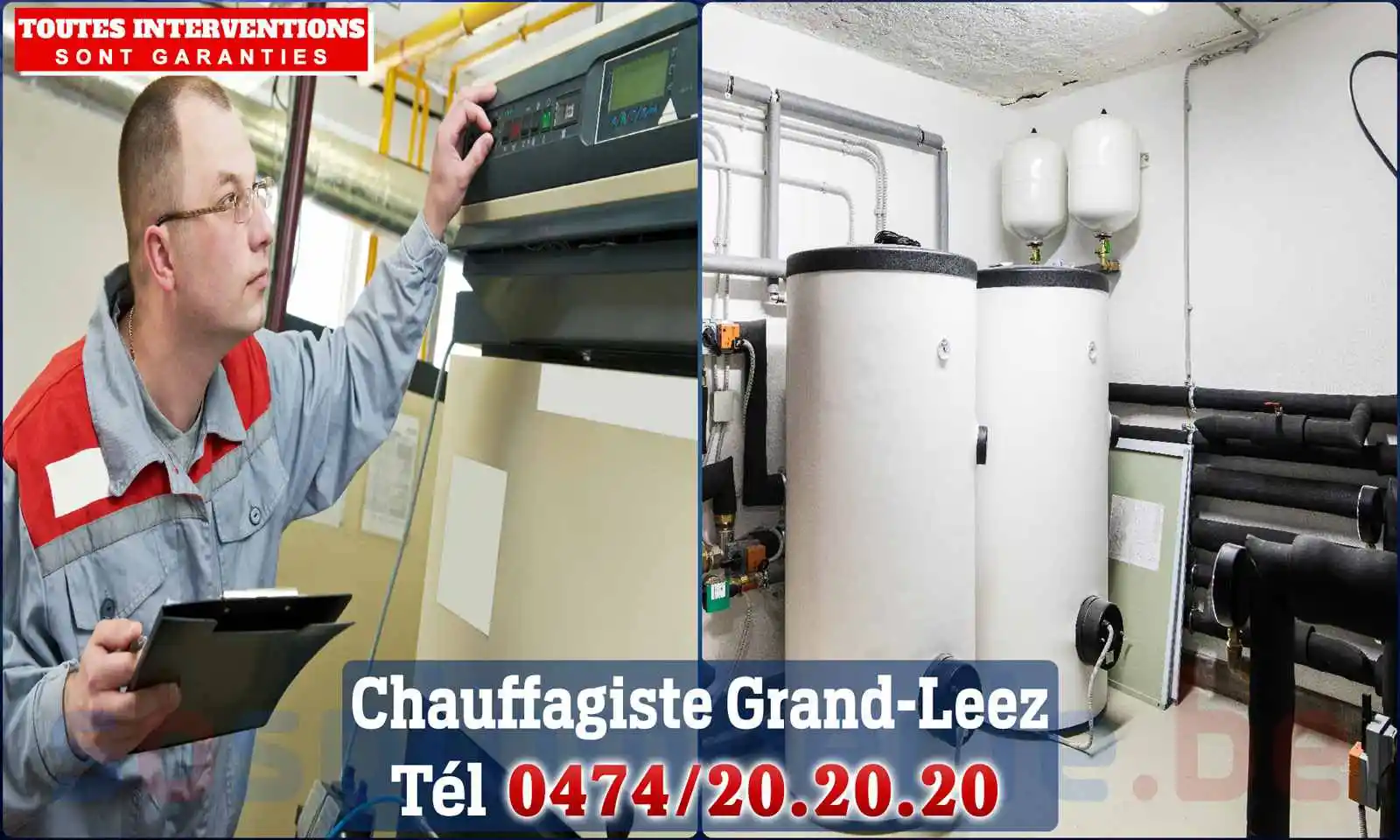 Chauffagiste agréé à Grand-Leez 5031
