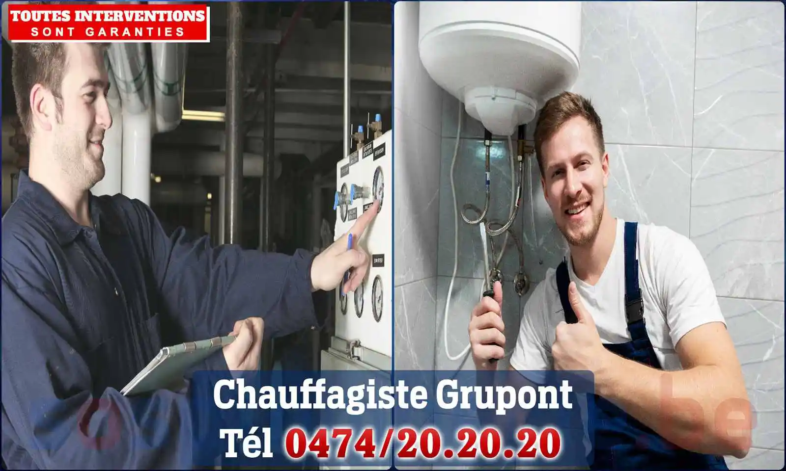 Chauffagiste agréé à Grupont 6927