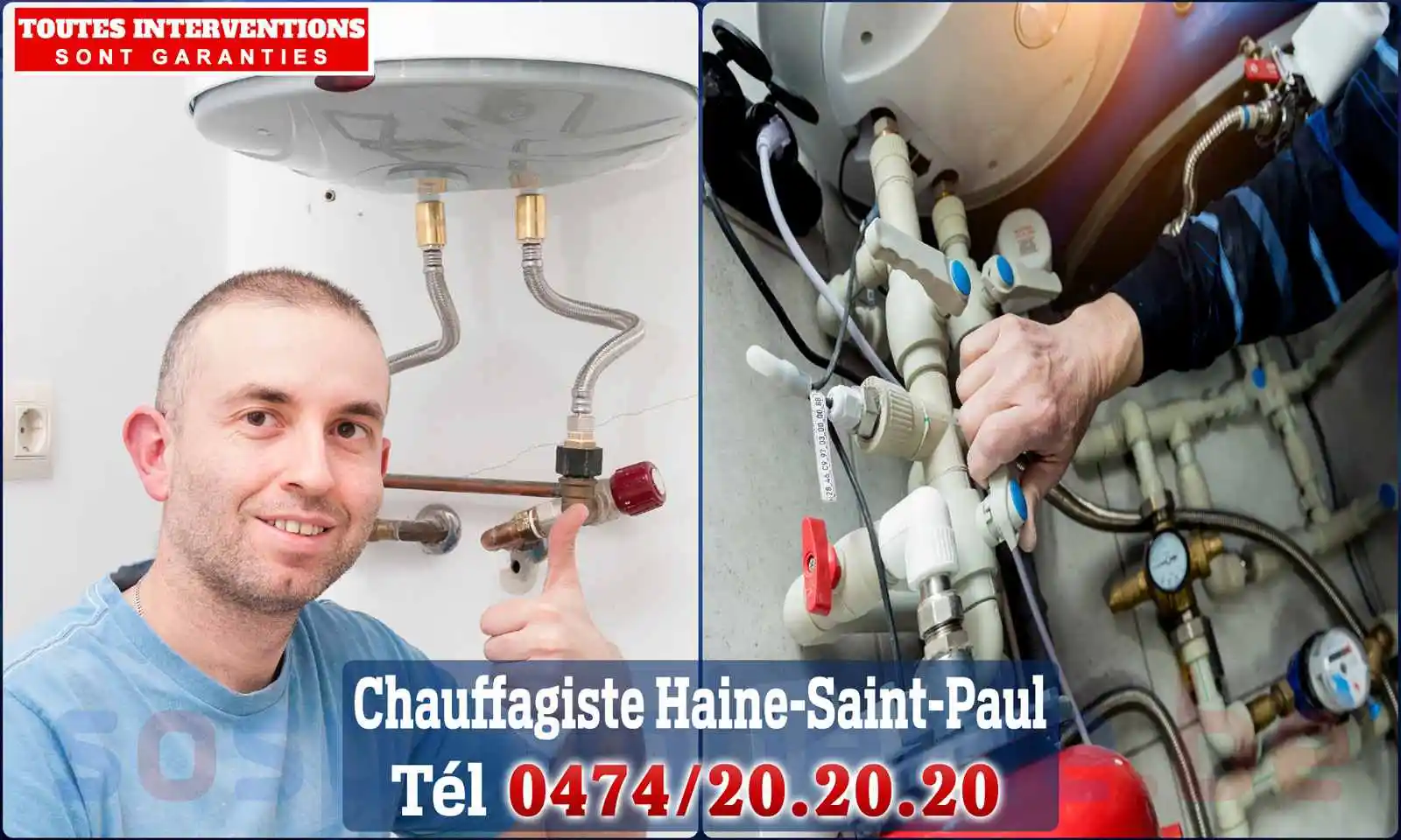 Chauffagiste agréé à Haine-Saint-Paul 7100