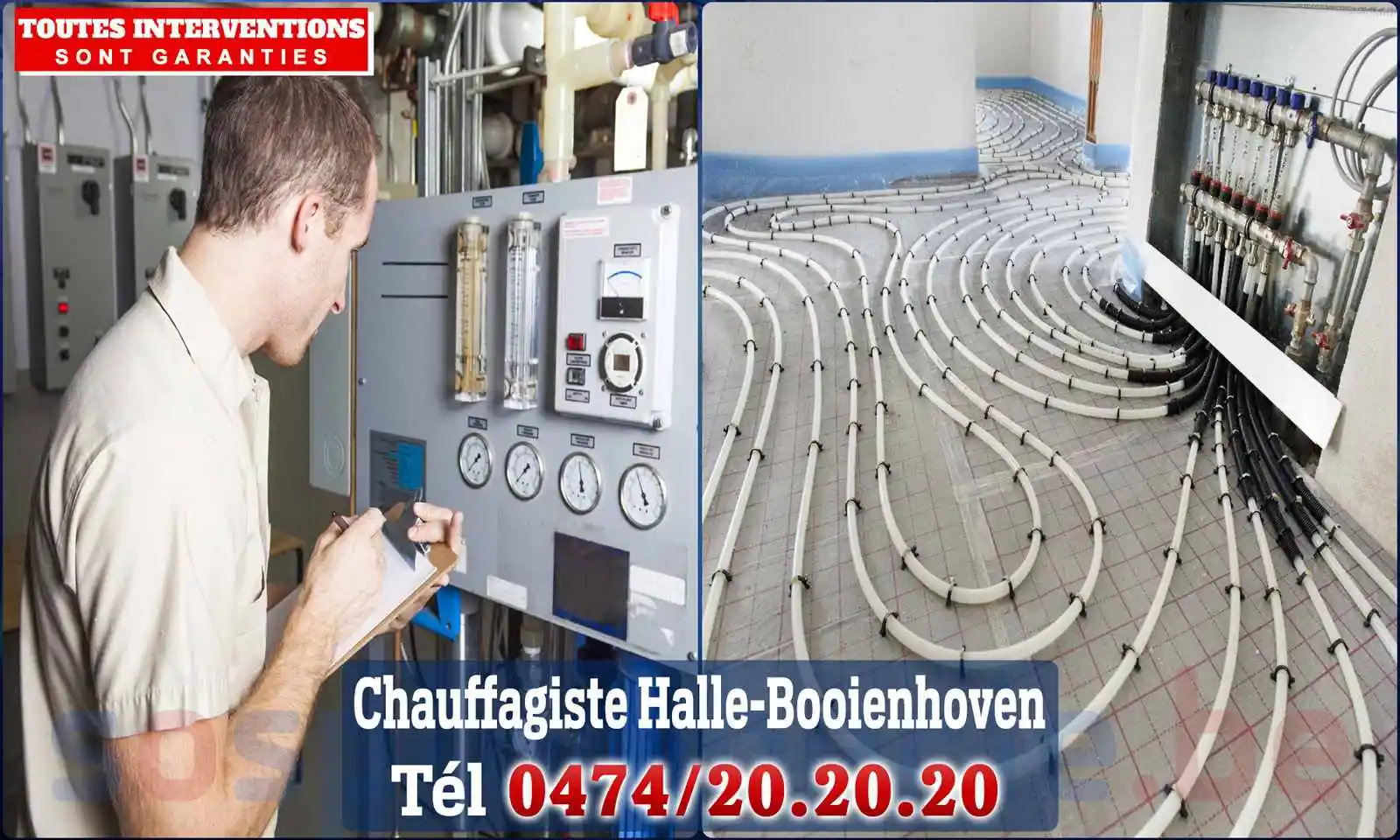Chauffagiste agréé à Halle-Booienhoven 3440