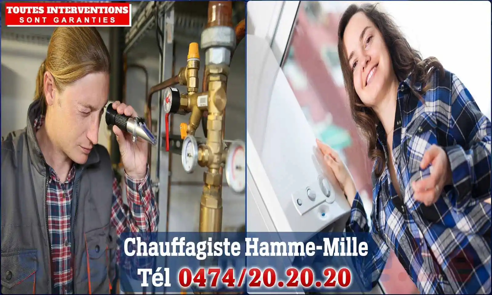 Chauffagiste agréé à Hamme-Mille 1320