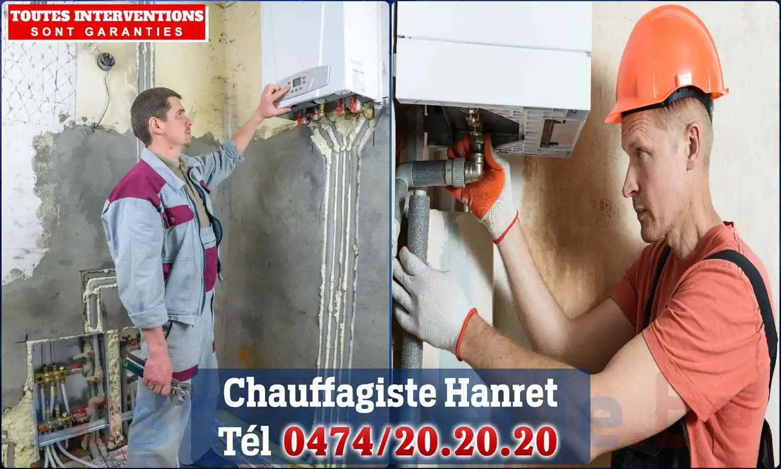 Chauffagiste agréé à Hanret 5310