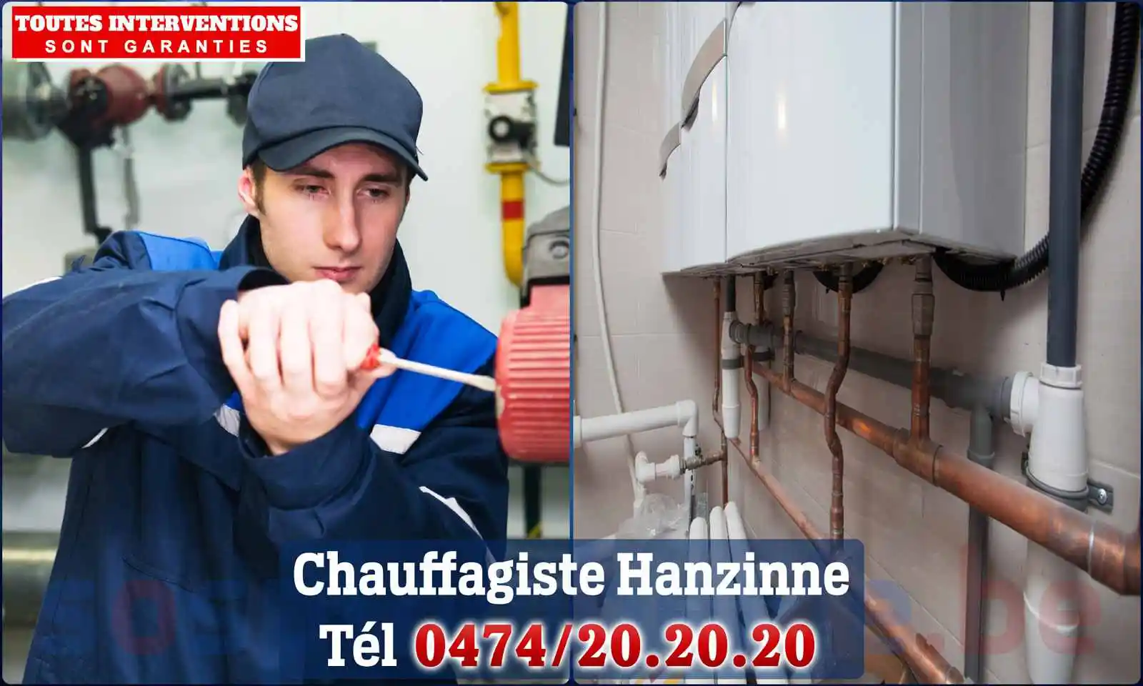 Chauffagiste agréé à Hanzinne 5620