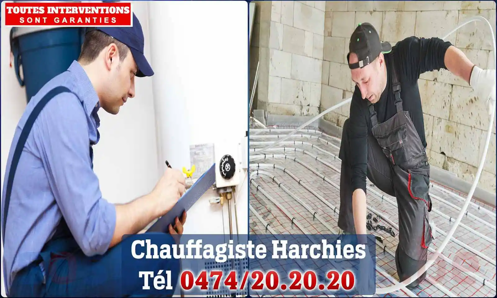Chauffagiste agréé à Harchies 7322