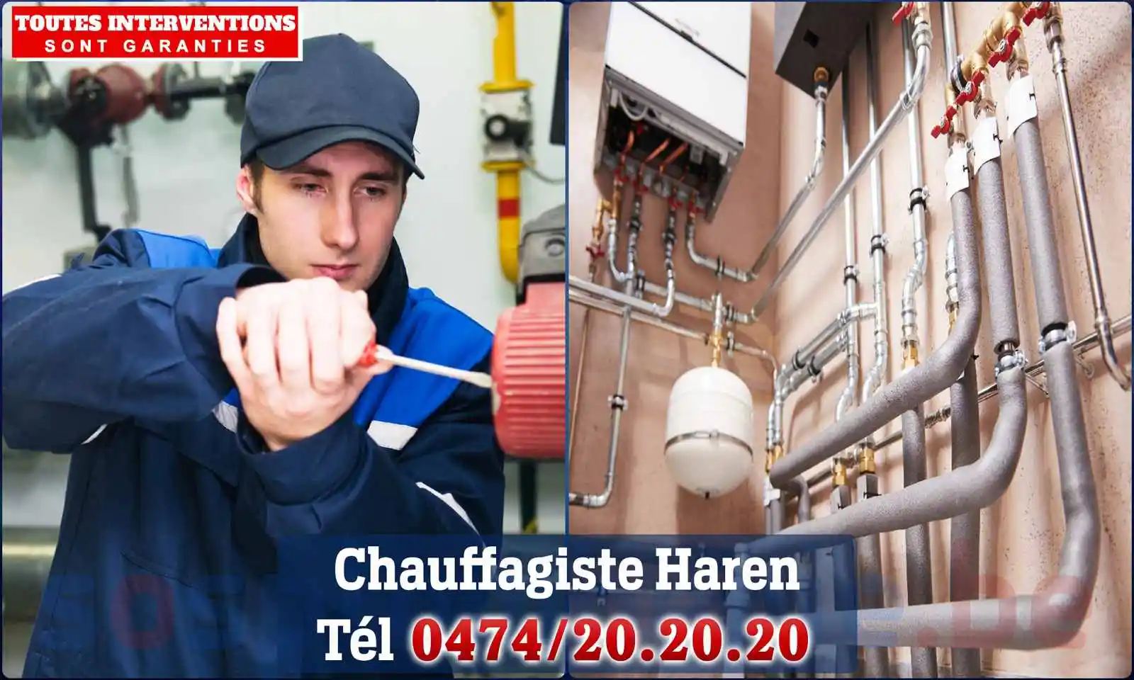Chauffagiste agréé à Haren 1130