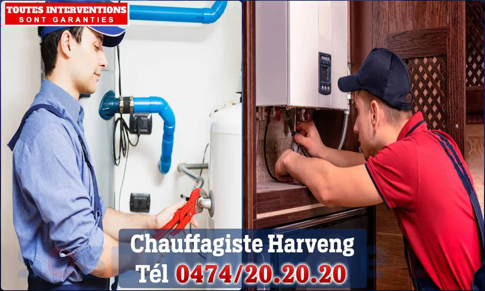 Chauffagiste agréé à Harveng 7022