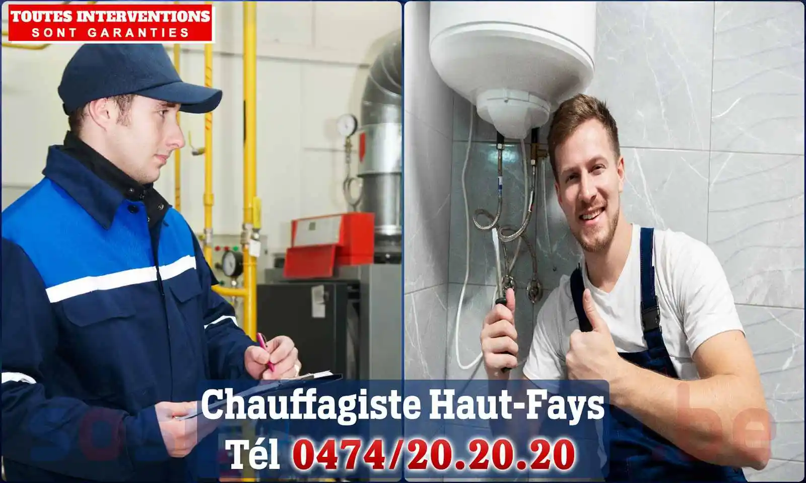 Chauffagiste agréé à Haut-Fays 6929