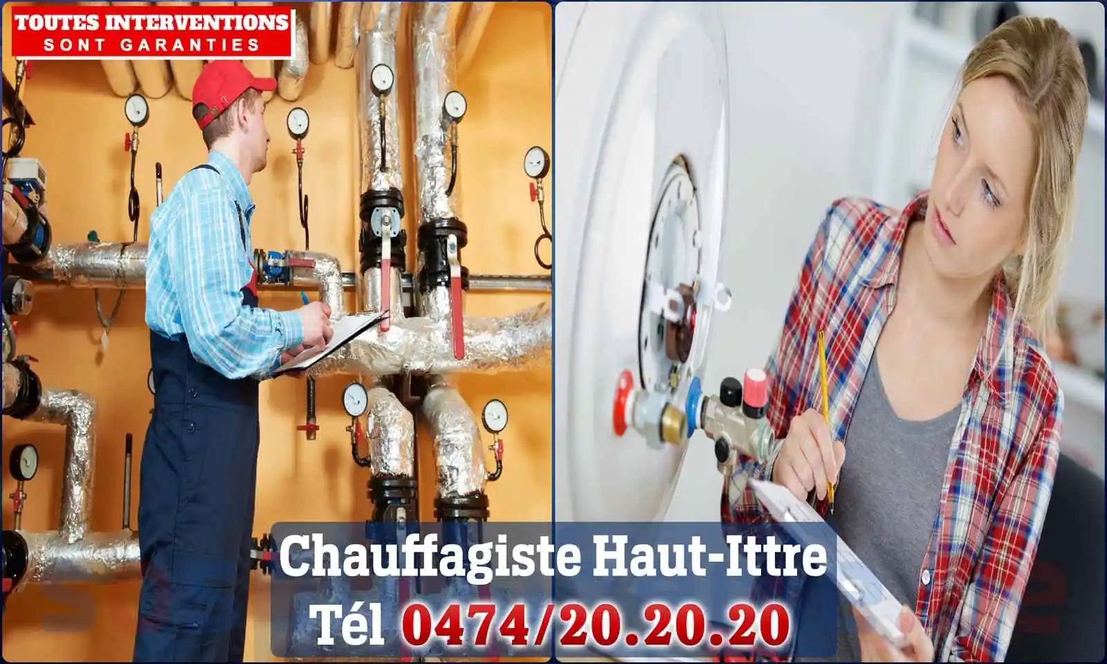 Chauffagiste agréé à Haut-Ittre 1460