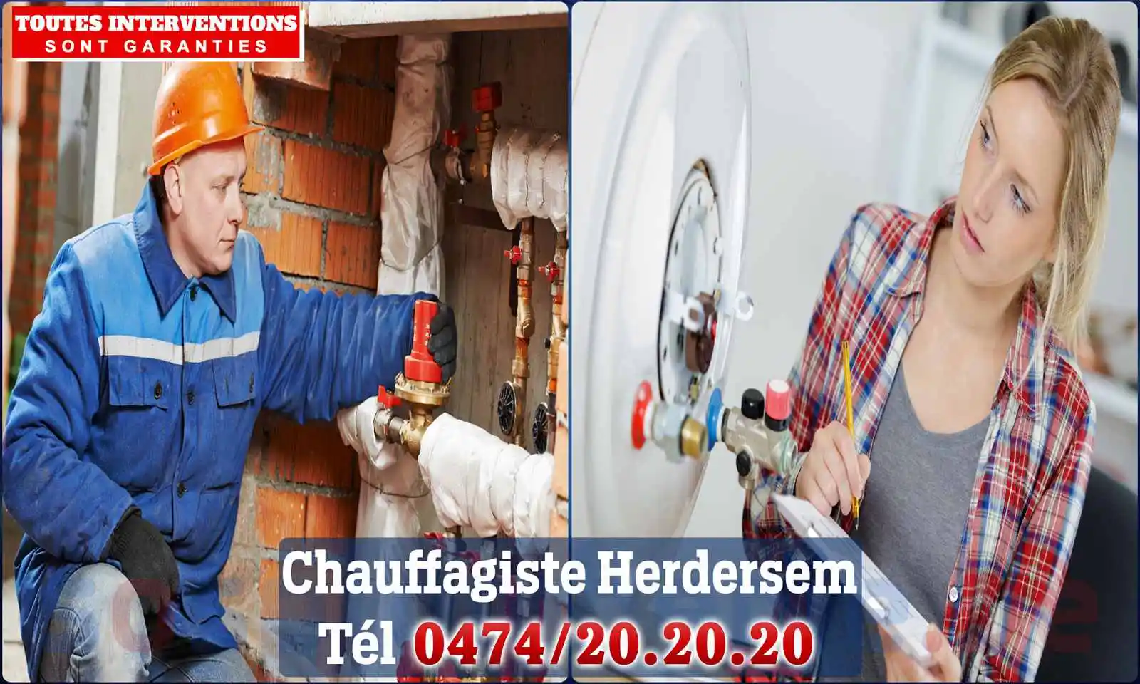 Chauffagiste agréé à Herdersem 9310