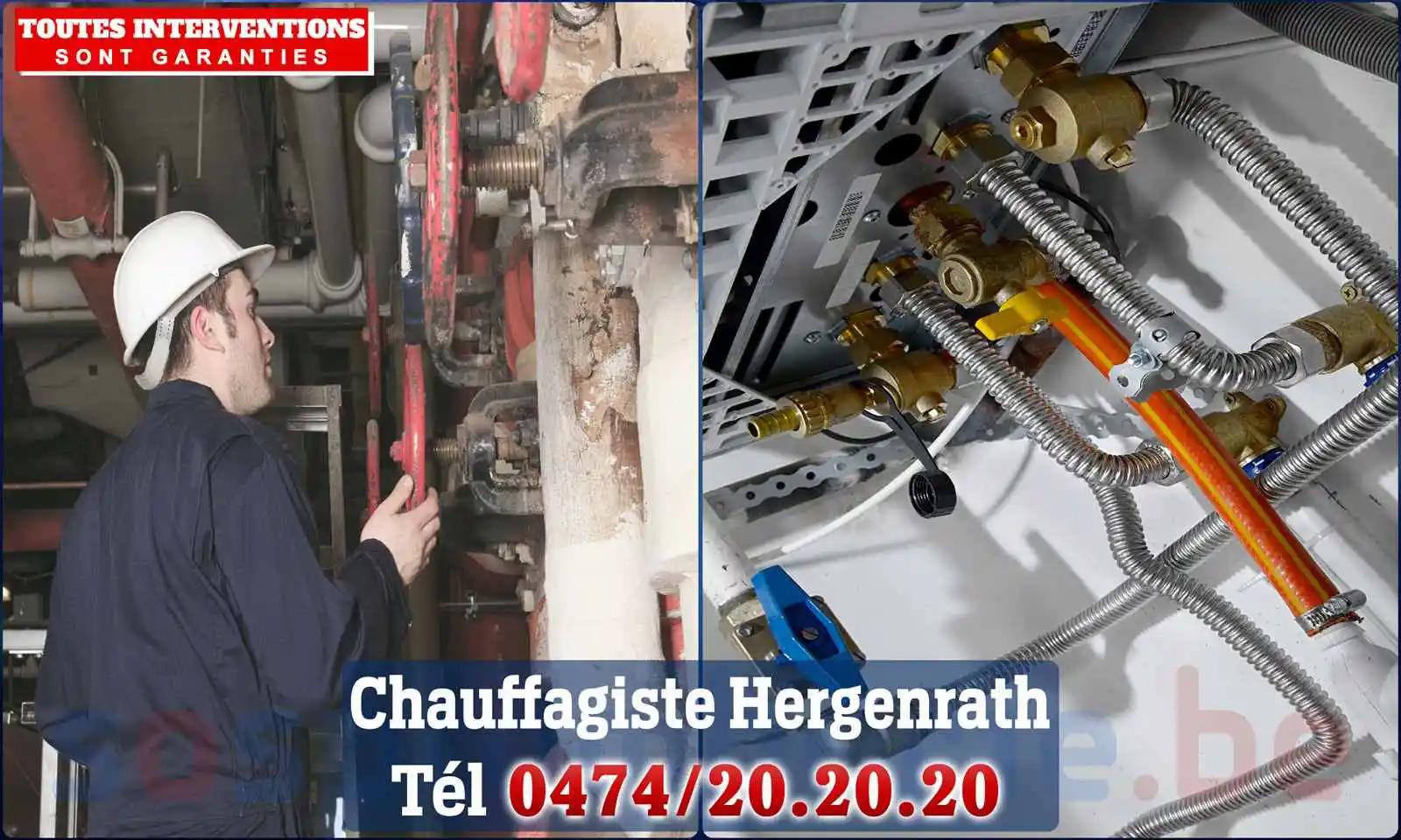 Chauffagiste agréé à Hergenrath 4728