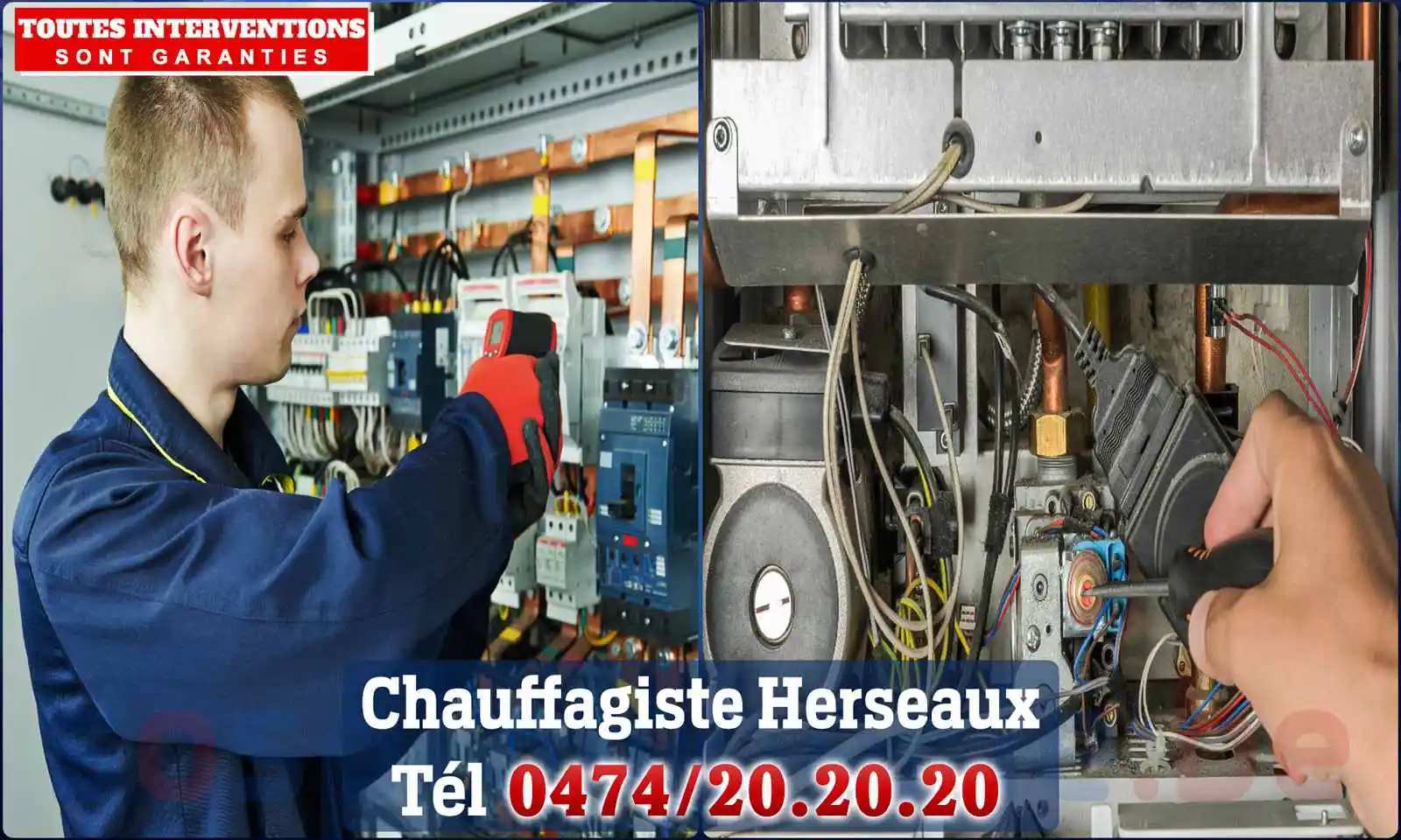 Chauffagiste agréé à Herseaux 7712