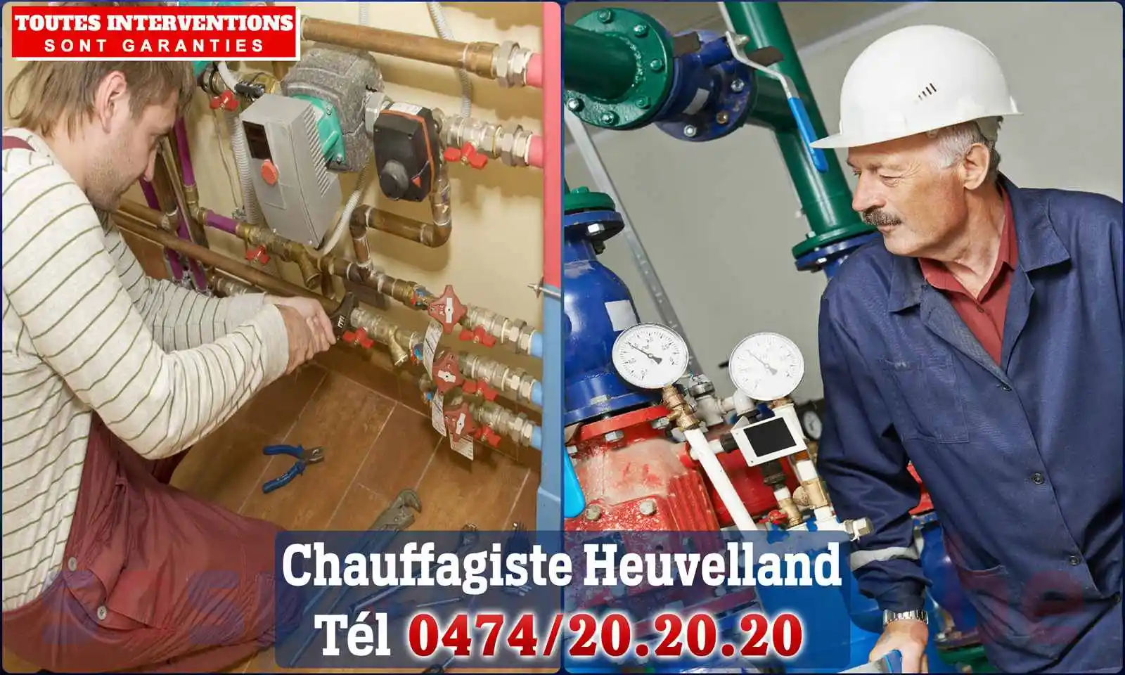 Chauffagiste agréé à Heuvelland 8950