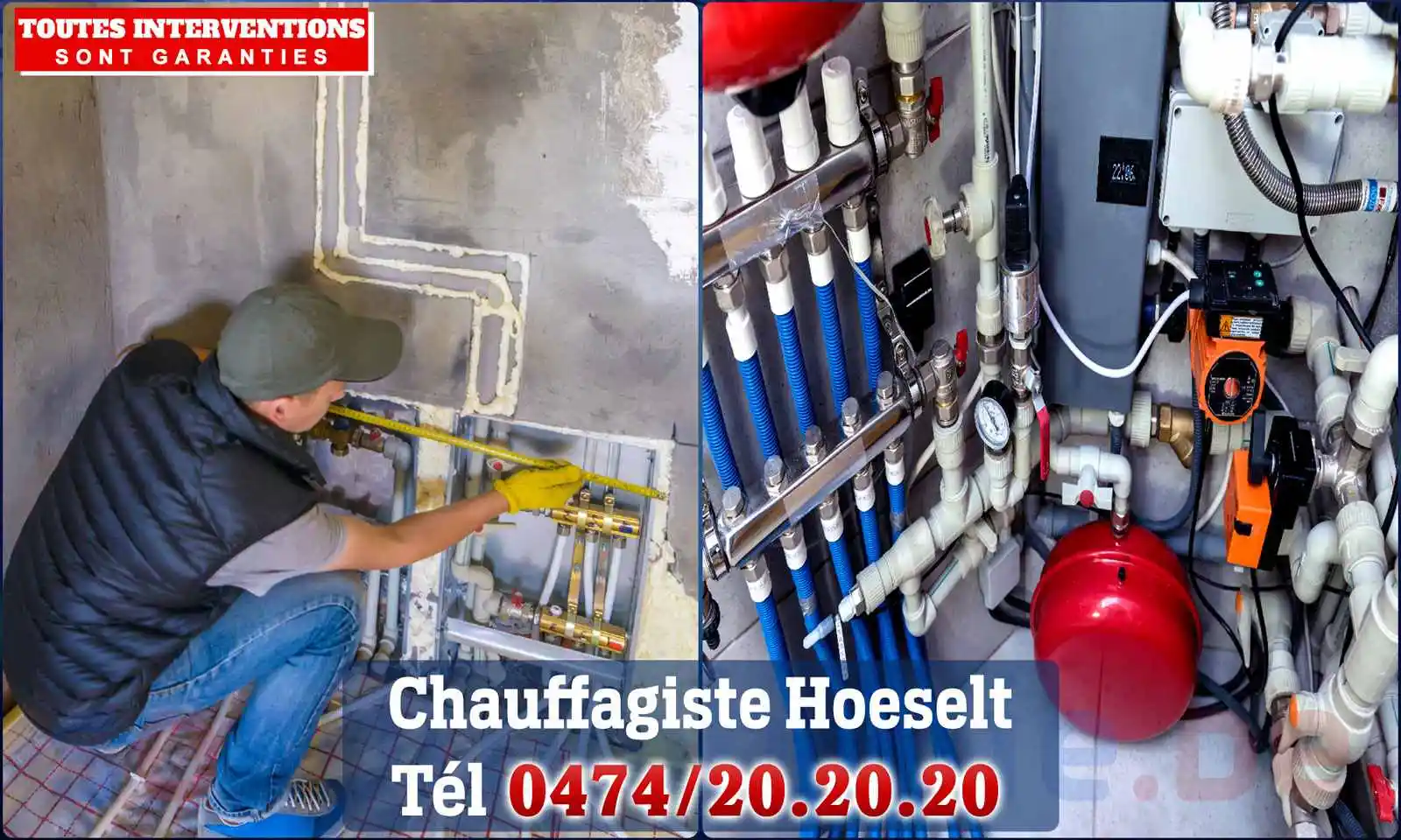 Chauffagiste agréé à Hoeselt 3730