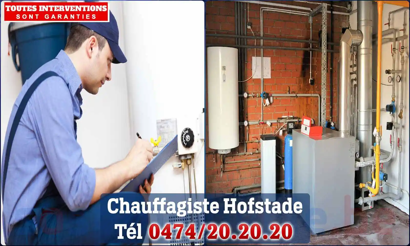 Chauffagiste agréé à Hofstade 1981