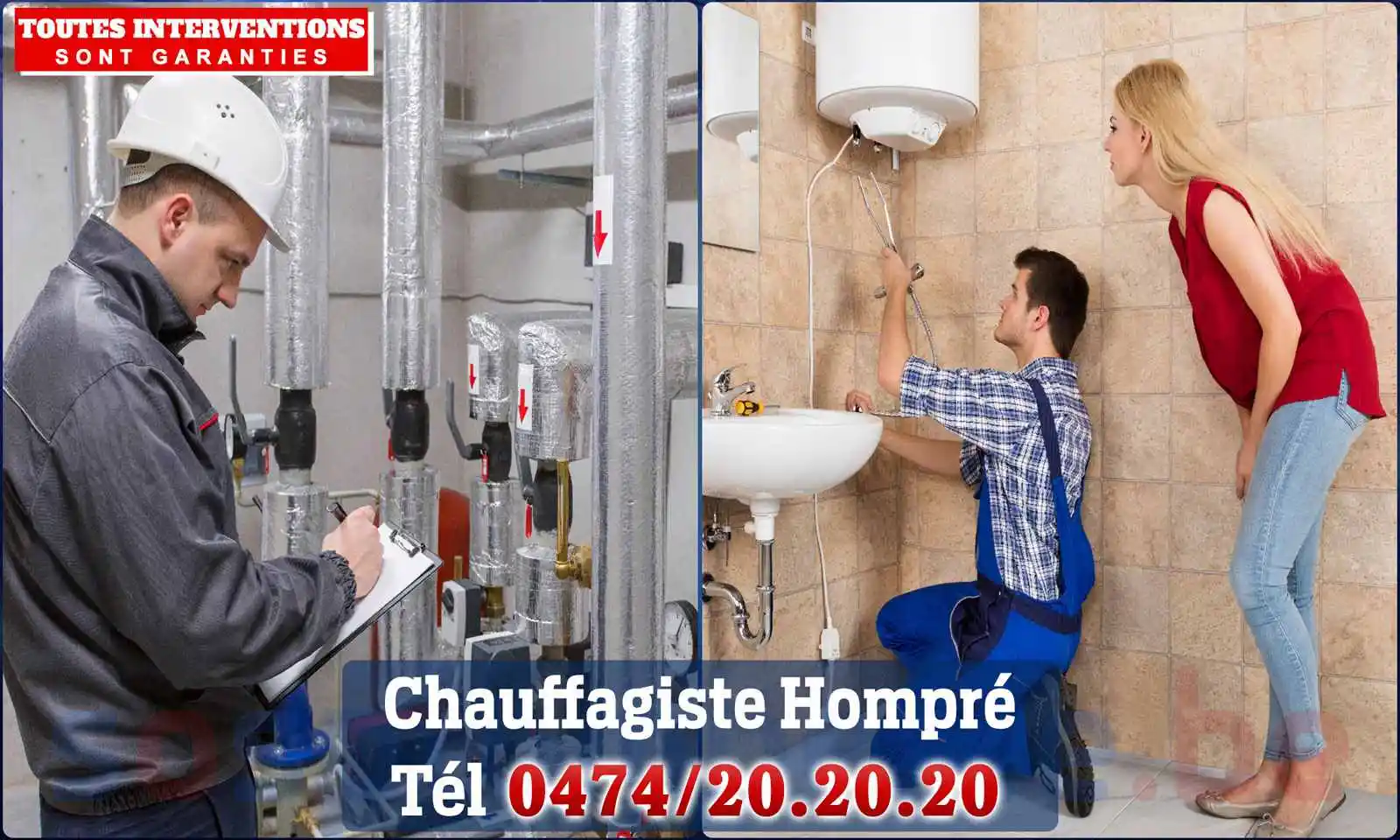 Chauffagiste agréé à Hompré 6640